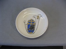 Ancien petit vide poche émaux de Longwy ? Décor de cor de chasse Sanglier