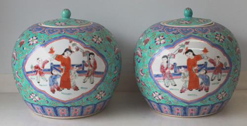 Paire pots gingembre en - paire,