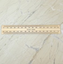 Règle en laiton architecte