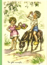 Germaine BOURET carte postale