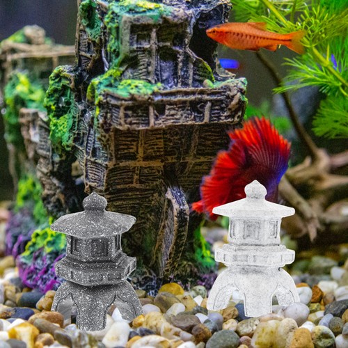 8pcs statue pagode en - de,