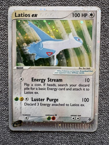 Carte pokémon latios ex - carte, "