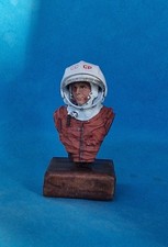 Buste résine Cosmonaute conquête spatiale russe   1/10, 9 cm