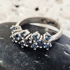 Bague Vintage Argent Rhodié