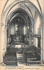 CPA 26 GRAND SERRE INTERIEUR DE L'EGLISE