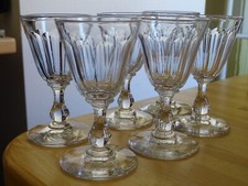 BACCARAT 6 ANCIENS VERRES A