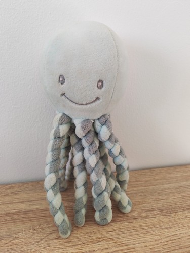Peluche pieuvre nattou lapidou - pieuvre,
