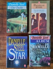 4 livres DANIELLE STEEL-Cher Daddy/Star/Les promesses de la passion/Album de Fam