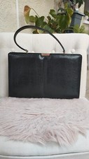 Sac À Main Berma Paris Vintage Années 50 Peau De Lézard