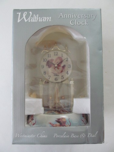 Waltham anniversary clock with - anniversary,