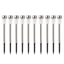 Arti Casa Lampe Solaire Extérieur Lumière Solaire 10 Pièces - Lampes de Jardin s