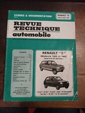 Revue technique Renault 5 R5 1300 1400 TS TX GTL LS Automatic Le Car R5 1.3 1.4