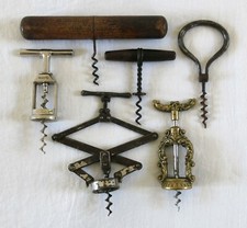 TIRE BOUCHON, lot de 7 tire bouchons, perfect, Vouvray, monopol, CORKSCREW .
