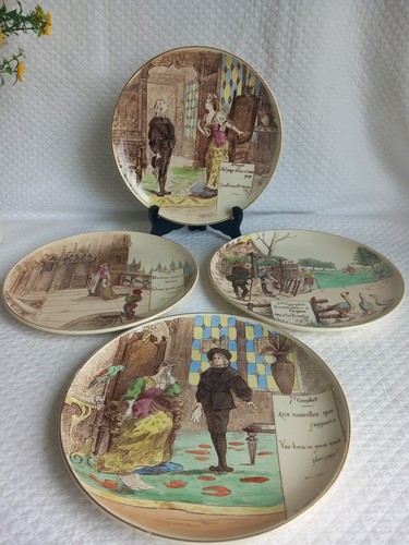 Lot assiettes parlantes - assiettes,