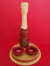 Neccéssaire fumeur 1950 Champagne de France Brut Epernay briquet boite cigarette