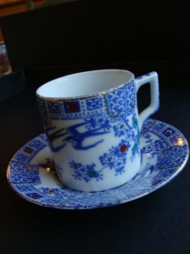 Tasse soucoupe hirondelle - soucoupe,