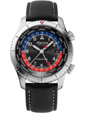Alpina AL-255BRB4S26 Startimer Pilot Worldtimer Montre Homme 41mm 10ATM