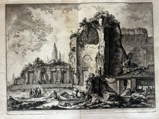 Giovanni Battista Piranesi - Eau-Forte “Maison Dorée de Néron” 1758
