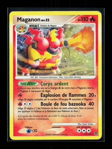 Carte pokémon maganon 132 - carte, 31/132