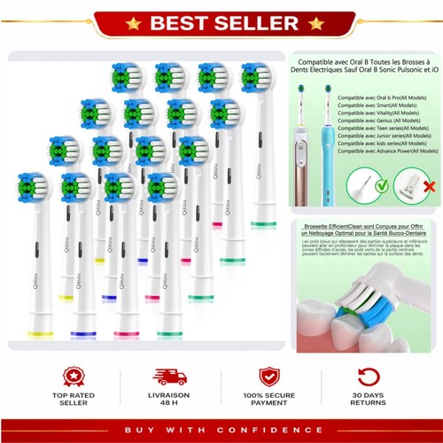 Têtes brosse dents - 16, à