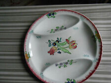 assiette à compartiment  à