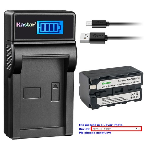 Kastar battery lcd - battery, charger