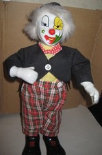 CLOWN AUTOMATE BOITE À MUSIQUE PORCELAINE