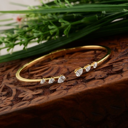 Bracelet manchette diamant - bracelet,