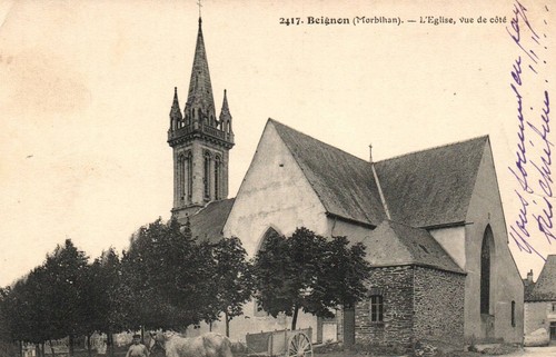 Cpa beignon - -, (morbihan)