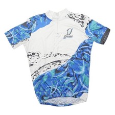 T-Shirt Velo Blanc & Bleu