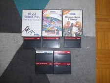 LOT 7 JEUX  SEGA MASTER SYSTEM (aucun doublon) - ideal revendeur collectionneur