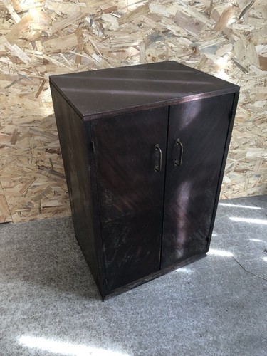 Meuble ancien range vinyles - meuble,