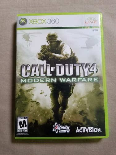 Xbox 360 call duty 4 - call,