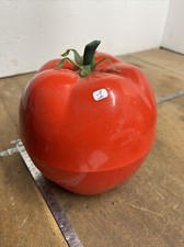 seau BAC à Glaçons glace tomate rouge Années 70 vintage plastique N.1