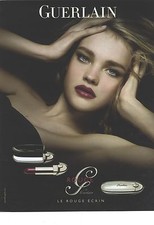 PUBLICITE ADVERTISING 2011  GUERLAIN cosmétiques beauté  rouge à lèvres
