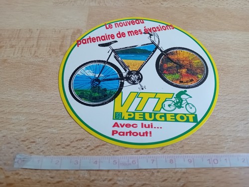 Autocollant vtt peugeot - vtt,