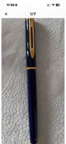 Stylo plume waterman bleu - stylo,