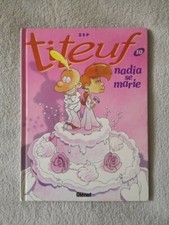 Livre BD Titeuf Nadia se marie Zep Editions Glénat 2004 book