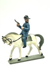 Figurine Starlux: guerre sécession, série Décor Spécial, cavalier sudiste