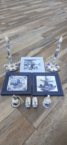 Delft style collection lot - delft,