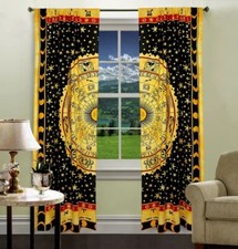 Rideau mandala indien bohème