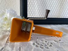 225⚜️ Ancien Moulinex Mouli Parsmint Ustensiles de Cuisine Râpe à Fromage Orange