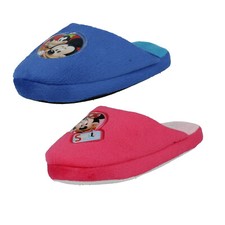 Chaussons Mule À Enfiler Mickey/Minnie Mouse Pour Enfants Disney WD8147/ WD8124