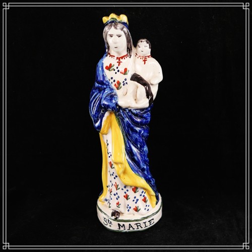 Splendide vierge polychrome - vierge,