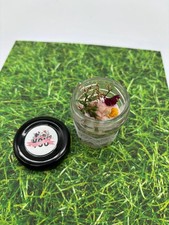 Mini bougie artisanale dans pot en verre