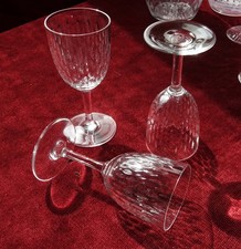 2 Verres à Eau Cristal de