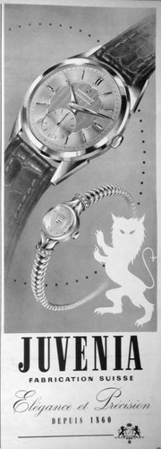 Publicité 1952 montres - publicitÉ,