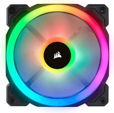 Ventilateur corsair LL Series LL120 RGB black (x 4 + cable )