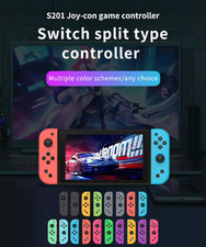 Manette Sans Fil Pomercons Joy Pad Nintendo Switch Turbo Vibration Réveil Pro
