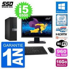 PC Dell 5040 SFF Ecran 22"